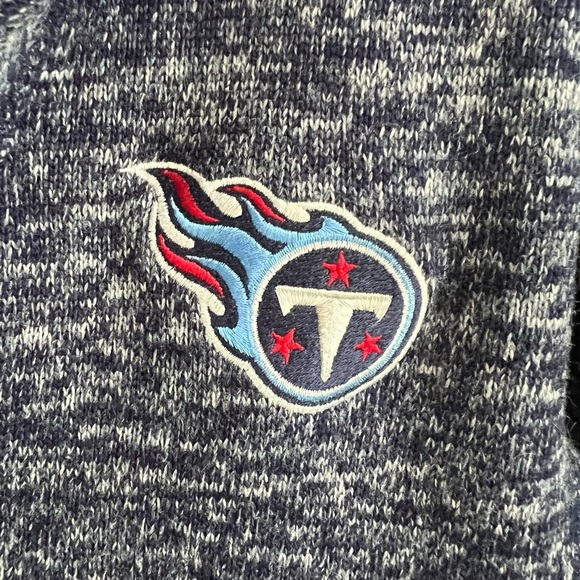 Antigua Women's Tennessee Titans Fortune Navy Pullover Jacket sz Medium - Picture 2 of 9